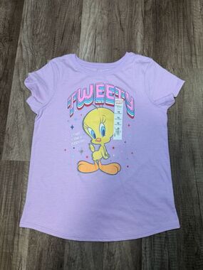 Jumping Beans Lavender Tweety Short-Sleeve Tee